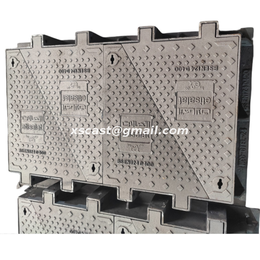 CARRIAGEWAY COVER AND FRAME NO.2- JRC12 ETISALAT AND DU TELECOM MANHOLE COVER