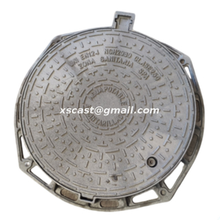 DUCTILE IRON MANHOLE COVER C250 805X600 WITH LOCK